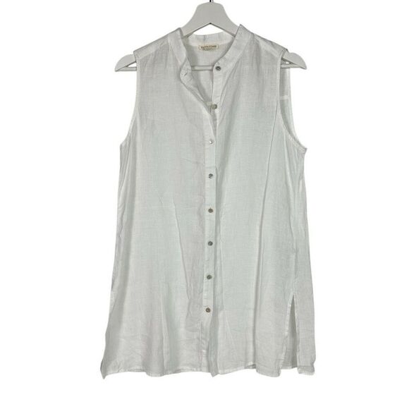 Eileen Fisher Organic Cotton Sleeveless Tunic size Small - Picture 2 of 7